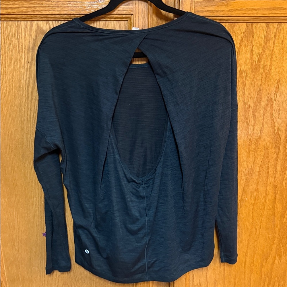 Lululemon  Open-Back Long Sleeve Shirt